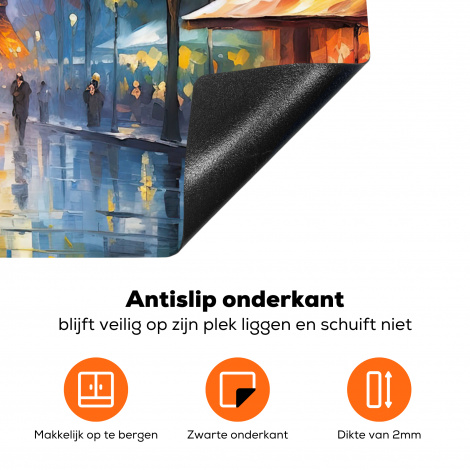 Inductiebeschermer - Steden - Parijs - Eiffeltoren - Kunst-4