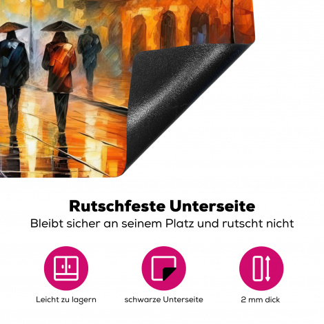 Herdabdeckplatte - Berlin - Abend - Deutschland - Kunst-4