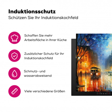 Herdabdeckplatte - Berlin - Abend - Deutschland - Kunst-3