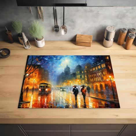 Herdabdeckplatte - Berlin - Abend - Deutschland - Kunst-2