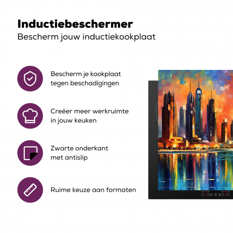 Inductiebeschermer - Wereldstad - Dubai - Zonsondergang - Architectuur-3