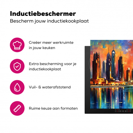 Inductiebeschermer - Wereldstad - Dubai - Zonsondergang - Architectuur-3