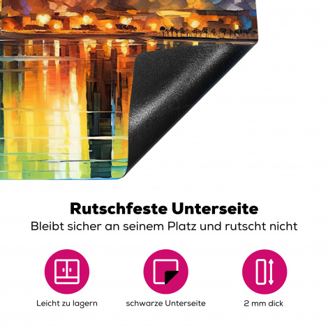 Herdabdeckplatte - Weltstadt - Dubai - Sonnenuntergang - Architektur-4