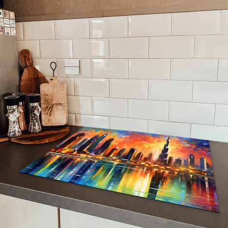 Inductiebeschermer - Wereldstad - Dubai - Zonsondergang - Architectuur-5