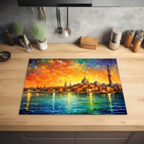 Herdabdeckplatte - Kairo - Architektur - Sonnenuntergang-2