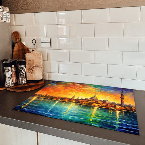 Herdabdeckplatte - Kairo - Architektur - Sonnenuntergang-5