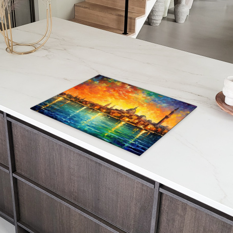 Herdabdeckplatte - Kairo - Architektur - Sonnenuntergang-6