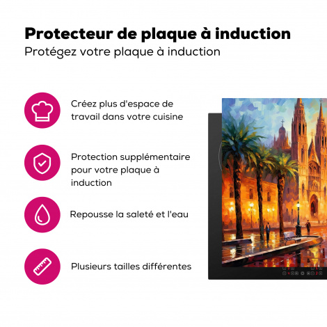 Protège-plaque à induction - Barcelone - Architecture - Soirée - Espagne-3