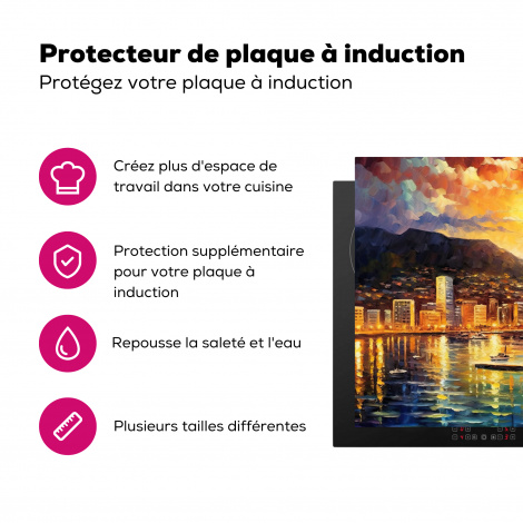 Protège-plaque à induction - Rio de Janeiro - Ville - Coucher de soleil - Architecture-3