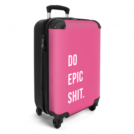 Koffer - Quotes - Roze - Do epic shit-2