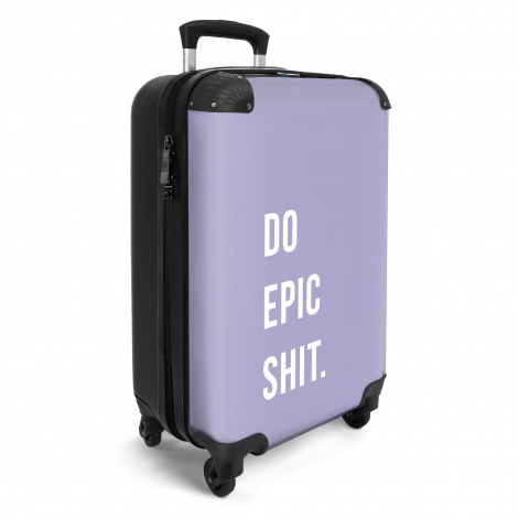 Koffer - Quotes - Do epic shit - Paars-2