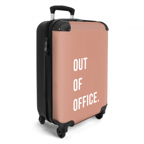 Koffer - Quotes - Roze - Out of office-2