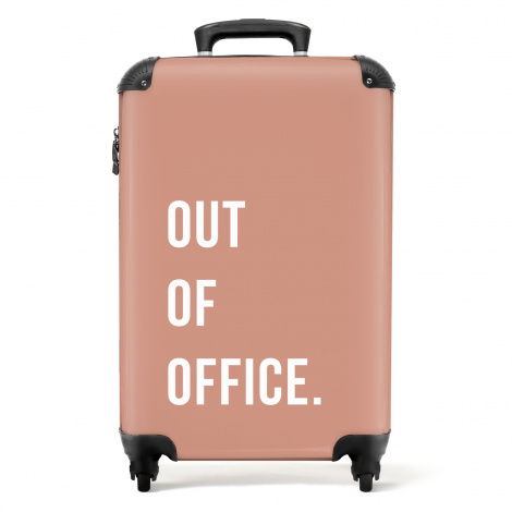 Koffer - Quotes - Roze - Out of office