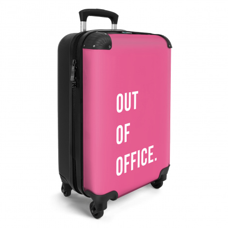 Koffer - Quotes - Out of office - Roze-2