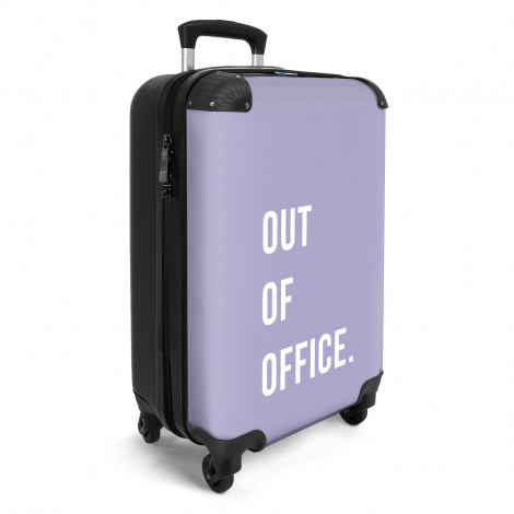 Koffer - Quotes - Out of office - Paars-2