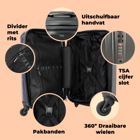 Koffer - Quotes - Out of office - Paars-4