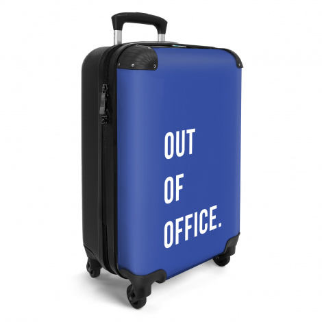 Koffer - Quotes - Out of office - Blauw-2