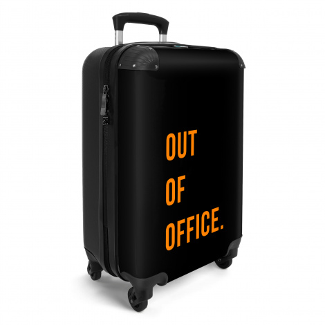 Koffer - Quotes - Out of office - Oranje - Zwart-2