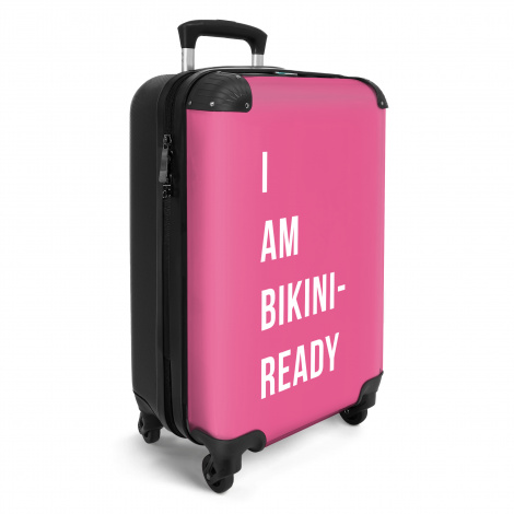 Koffer - Roze - Quote - I am bikini ready-2
