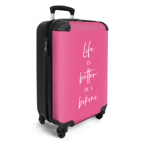 Koffer - Life is better in a bikini - Quote - felroze-2