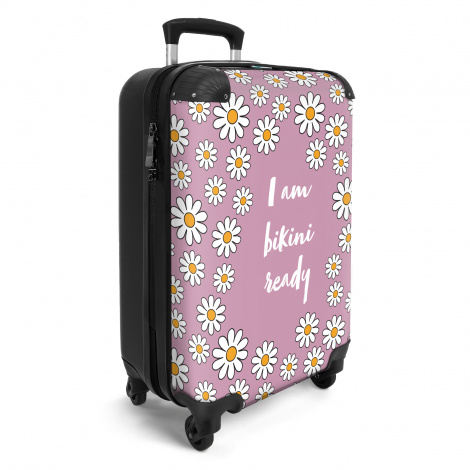 Koffer - Roze - Bloemen - I am bikini ready-2