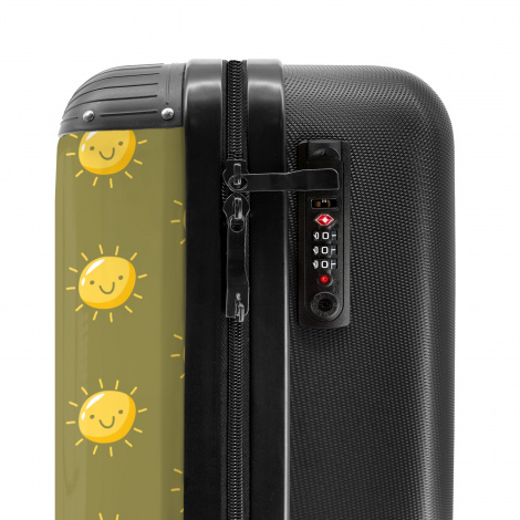 Koffer - Sunny situation olijf-3