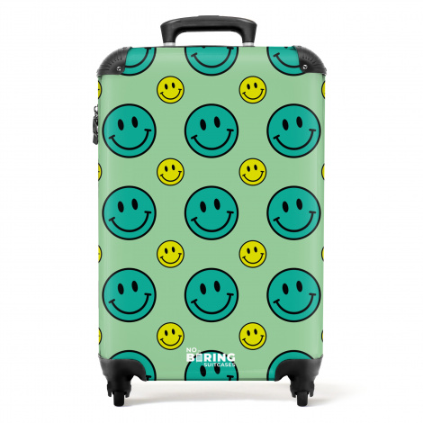 Koffer - All smiles groen