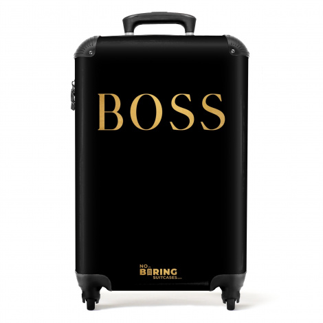 Koffer - Gouden quote Boss