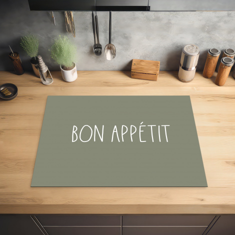 Inductiebeschermer - Spreuken - Bon appétit - Quotes - Eet smakelijk - Eten-2