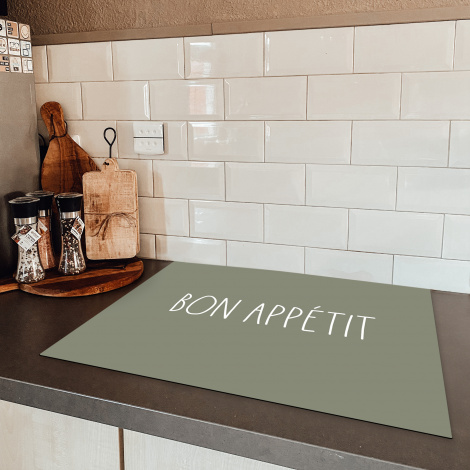 Inductiebeschermer - Spreuken - Bon appétit - Quotes - Eet smakelijk - Eten-5