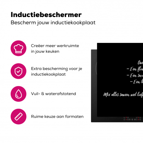 Inductiebeschermer - Oma's recept - Koken - Quotes - Spreuken - Oma-3