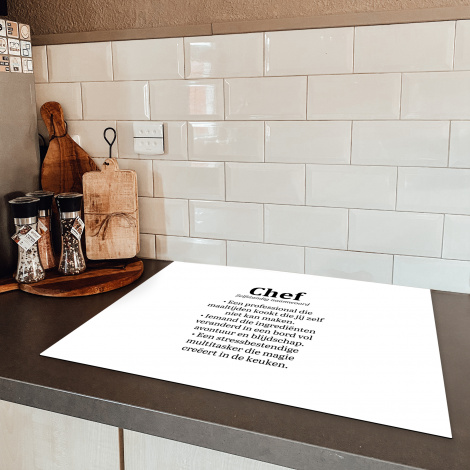Inductiebeschermer - Kok - Definitie - Chef - Koken - Keuken - Spreuken - Woordenboek-5