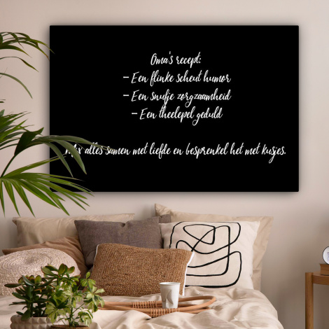 Canvas - Oma's recept - Koken - Quotes - Spreuken - Oma-2