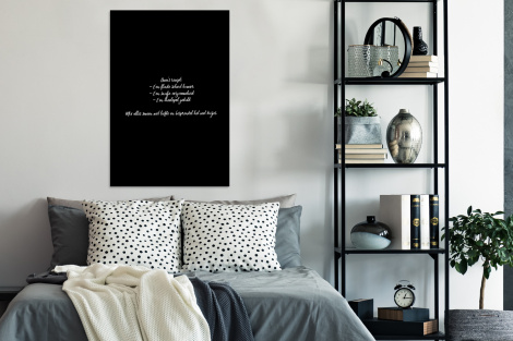 Poster met lijst - Oma's recept - Koken - Quotes - Spreuken - Oma - Staand-4