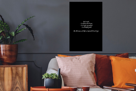 Poster met lijst - Oma's recept - Koken - Quotes - Spreuken - Oma - Staand-2