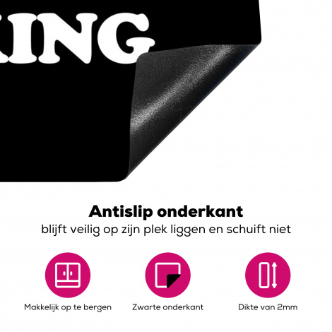 Inductiebeschermer - I love cooking - Koken - Hartje - Kookliefhebber - Kok - Spreuken-4