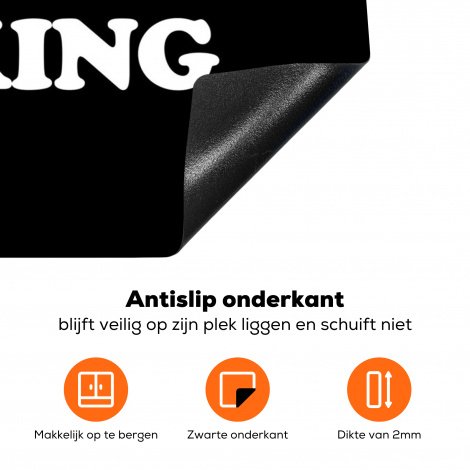 Inductiebeschermer - I love cooking - Koken - Hartje - Kookliefhebber - Kok - Spreuken-4