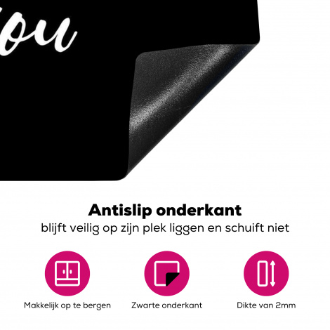 Inductiebeschermer - Quotes - Spreuken - Ik kook van jou - Liefde - Partner-4