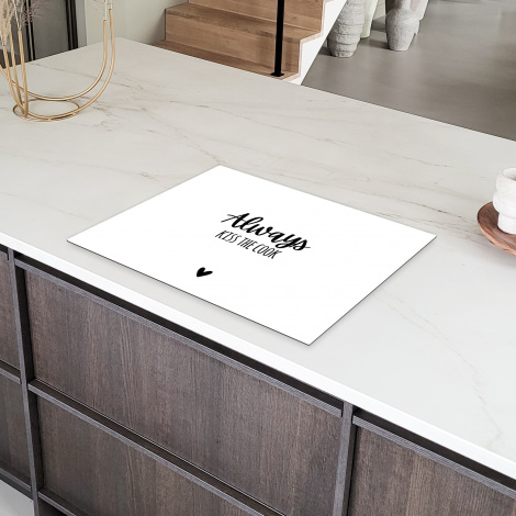 Inductiebeschermer - Always kiss the cook - Koken - Kok - Keuken - Spreuken-6