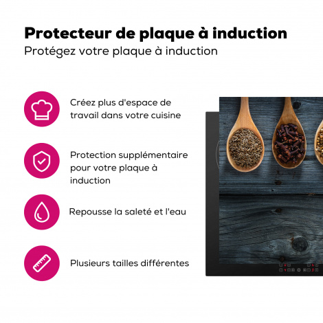 Protège-plaque à induction - Épices - Cuillères - Bois - Cuisine - Épices - Industriel-3