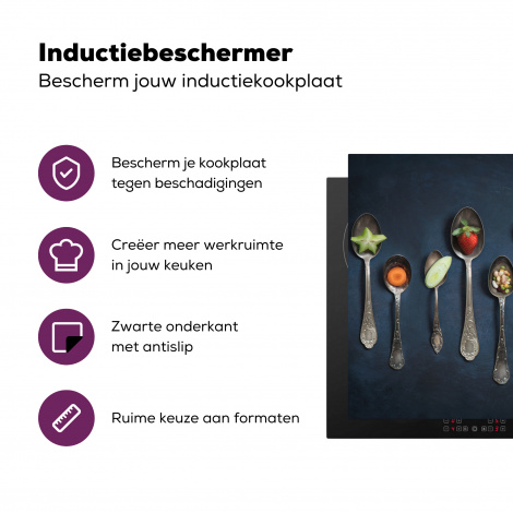 Inductiebeschermer - Kruiden - Lepel - Zilver - Specerijen - Industrieel-3