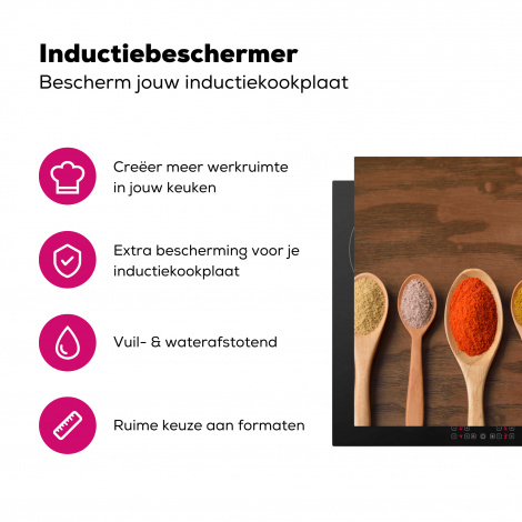 Inductiebeschermer - Pollepel - Kruiden - Eten - Specerijen - Tafel-3