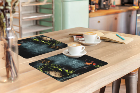 Premium placemats (6 stuks) - Rustieke tafel in de keuken - 45x30 cm-thumbnail-3