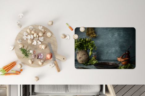 Premium placemats (6 stuks) - Rustieke tafel in de keuken - 45x30 cm-4
