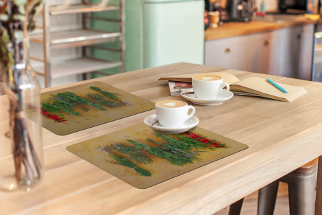 Premium placemats (6 stuks) - Mediterraanse kruiden - 45x30 cm-3