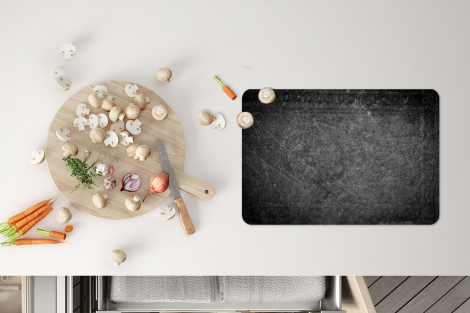 Premium placemats (6 stuks) - Antieke lederen structuur - zwart wit - 45x30 cm-4