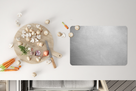 Premium placemats (6 stuks) - Lederen structuur in een lichte kleur - zwart wit - 45x30 cm-4