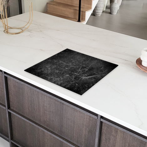 Inductiebeschermer - Leer - Lederlook - Zwart-6