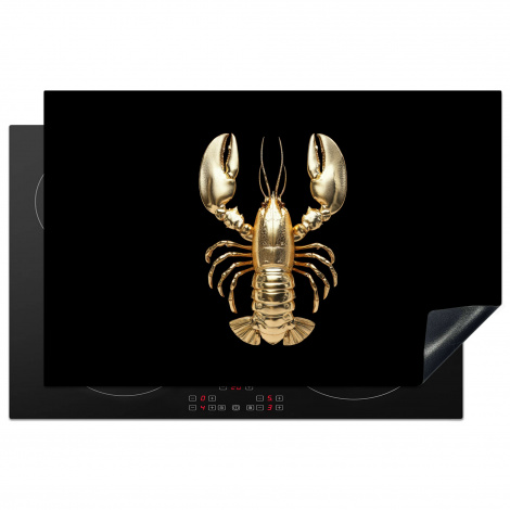 inductie beschermer met gouden kreeft