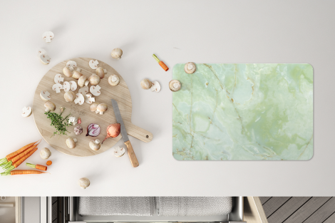 Premium placemats (6 stuks) - Marmer - Jade - Groen - 45x30 cm-4